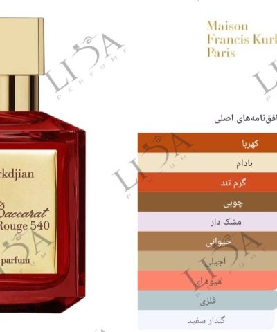نت بویایی باکارات رژ قرمز